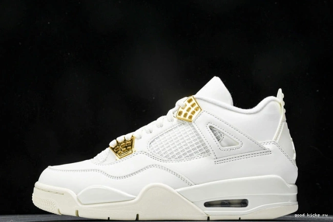 4 Gold Retro Jordan Metallic AQ9129-170 0707